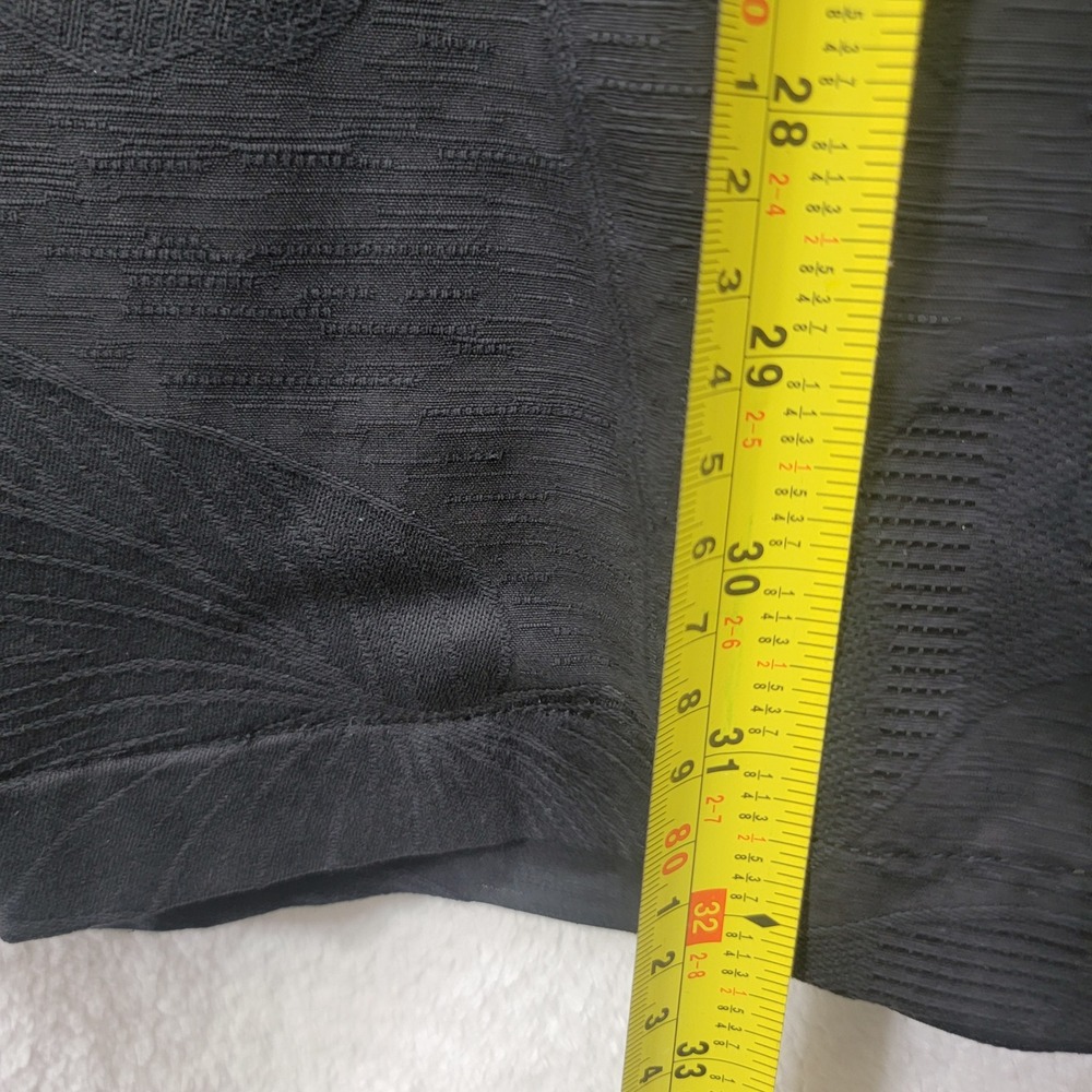 Tommy Bahama Men XXL Black Silk Jacquard Six Flights A Day Wine Embroidery Shirt - Picture 13 of 14